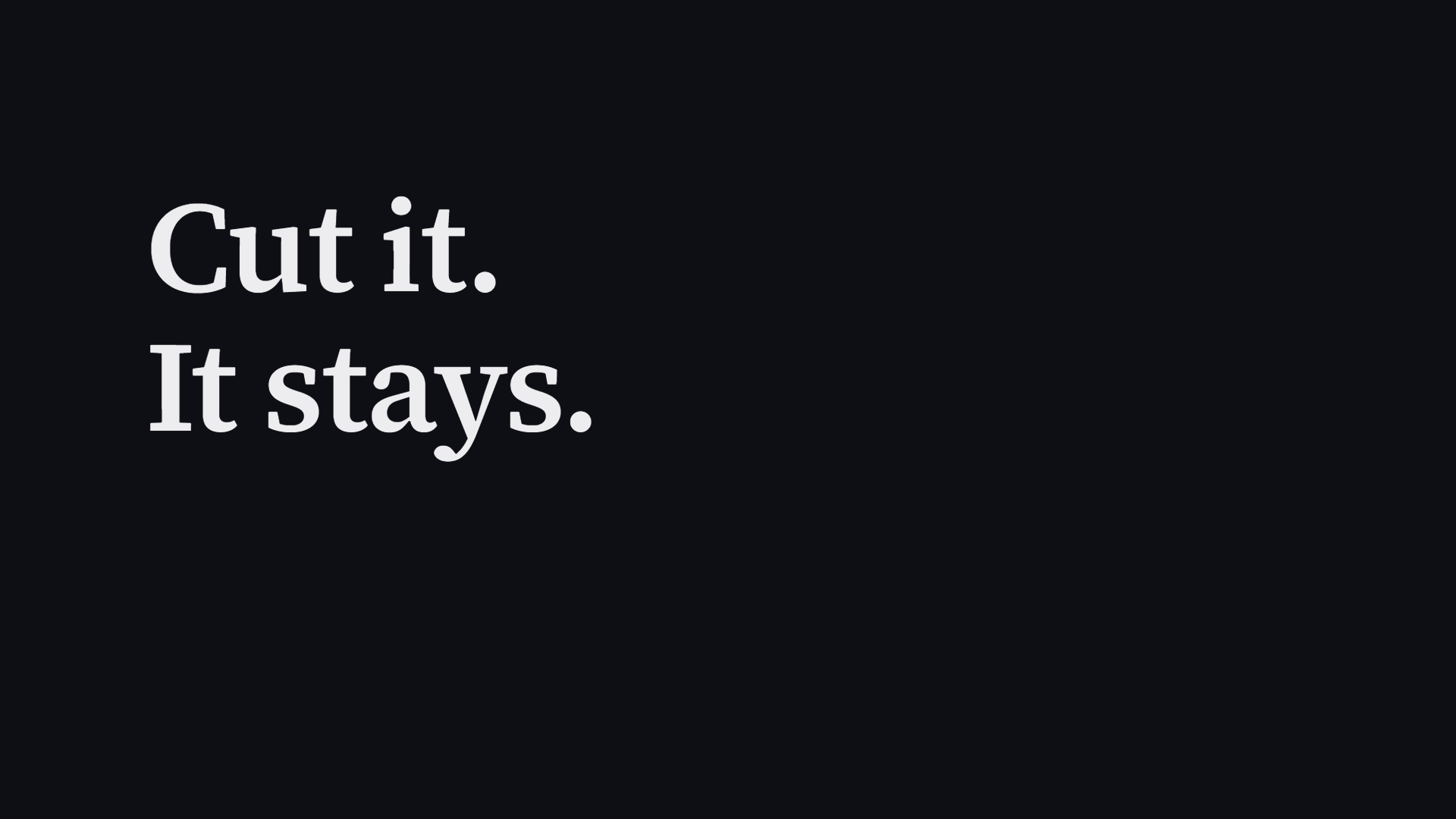 motion-clip for quill, signed off at 9
